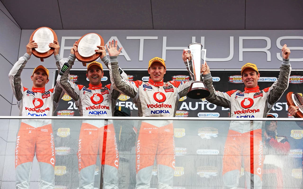 2010 bathurst podium