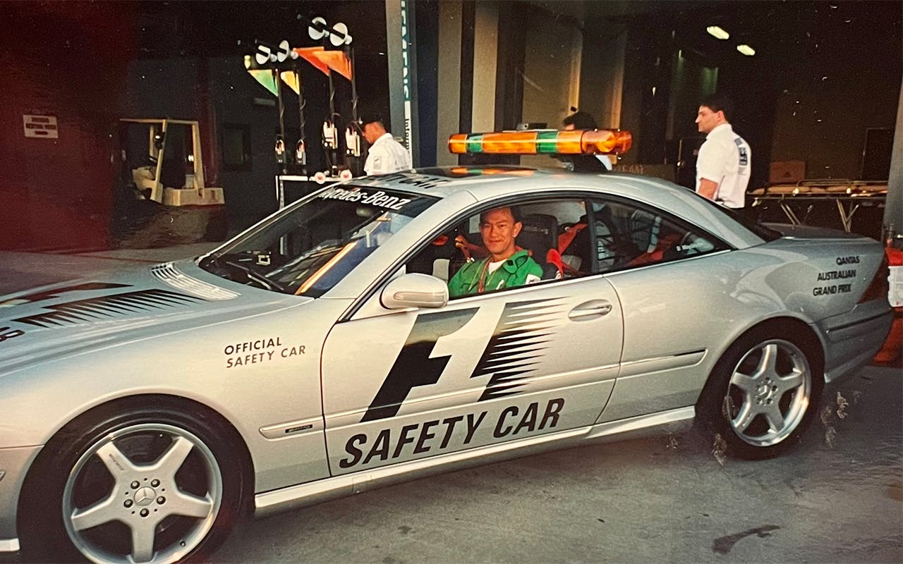 2000 Dr Carl in F1 Safety Car