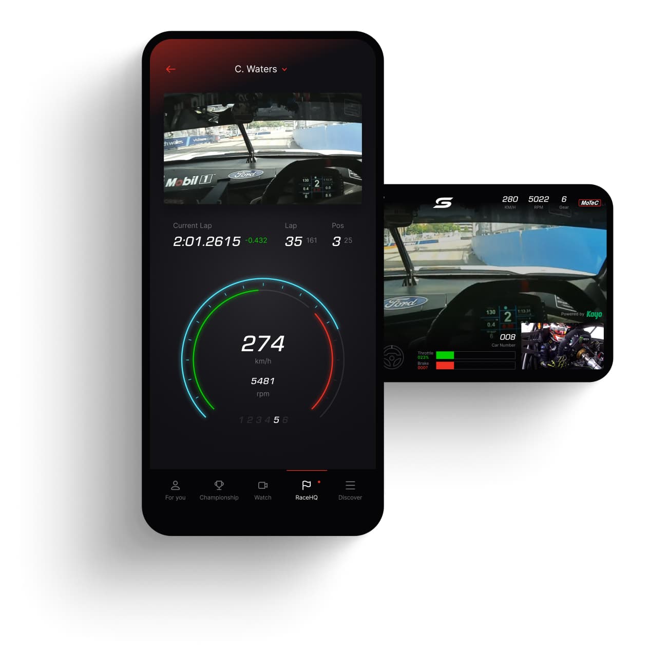 Supercars App Shotgun