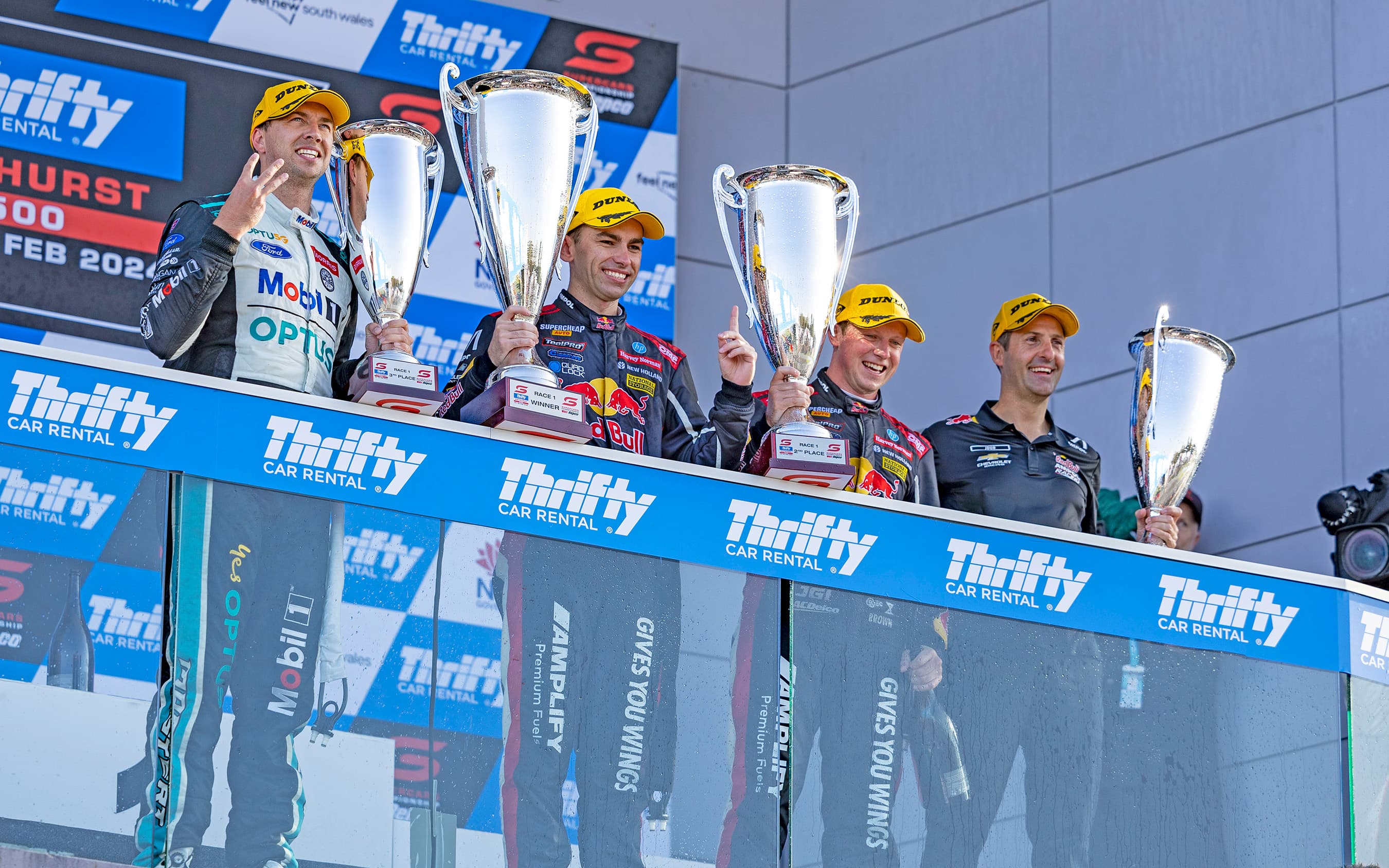 whincup brown feeney bathurst 500 podium 2024